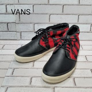 ヴァンズ(VANS)の【VANS】バンズ　チャッカ　スニーカー　レザー　チェック(スニーカー)