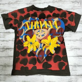 フィアオブゴッド(FEAR OF GOD)のNIRVANA heart shaped box 1993 Tシャツ(Tシャツ/カットソー(半袖/袖なし))