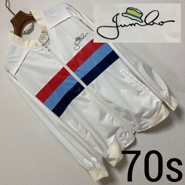 70s Vintage■ジャンボ尾崎 尾崎将司 ゴルフ ブルゾン ジャンパー M