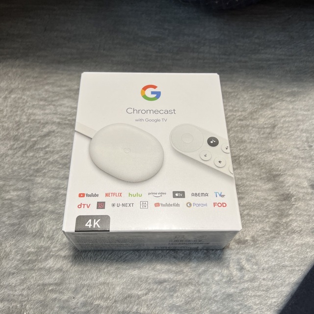 Google Chromecast 4K 新品未開封