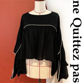 ヌキテパ(ne Quittez pas)のヌキテパ★ne Quittez pas★コットン トップス大谷有紀コラボ(シャツ/ブラウス(半袖/袖なし))