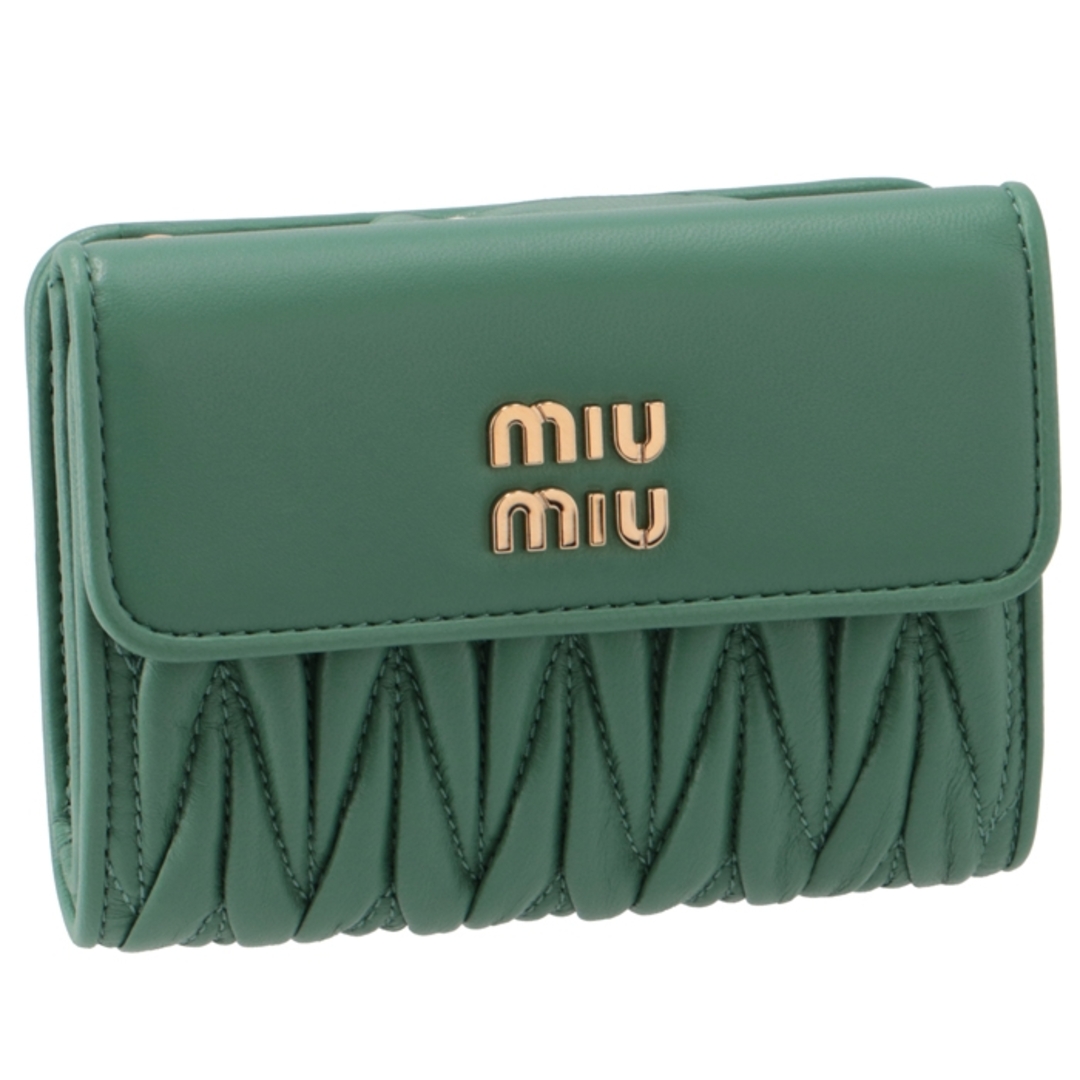 決算特価送料無料 ミュウミュウ MIU MIU 財布 二つ折り