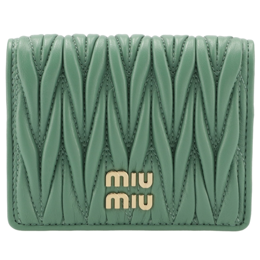 miumiu - ミュウミュウ MIU MIU 財布 二つ折り マテラッセ ミニ財布