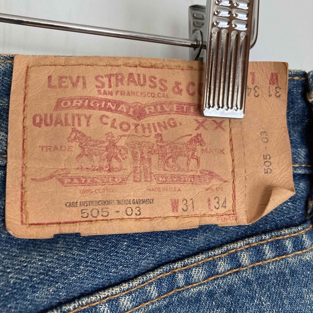 Levi's(リーバイス)の00s USA製 リーバイス Levi's 505 デニムパンツ W31 メンズのパンツ(デニム/ジーンズ)の商品写真