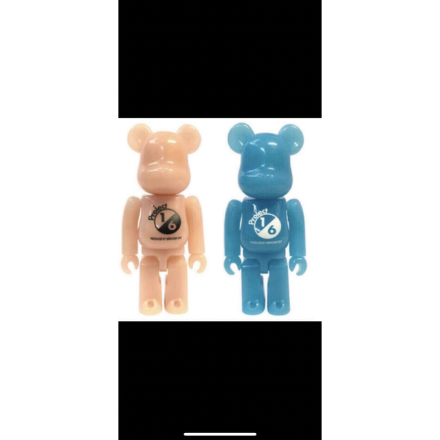 MEDICOM TOY(メディコムトイ)の希少品　1/6計画 BE@RBRICK RED&BLUE G.I.D 100% エンタメ/ホビーのフィギュア(その他)の商品写真