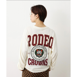 ロデオクラウンズワイドボウル(RODEO CROWNS WIDE BOWL)の♥️Rodeo College L/S Tシャツ♥️(Tシャツ/カットソー(七分/長袖))