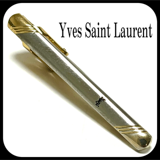 イヴサンローラン(Yves Saint Laurent)のイヴサンローラン  ネクタイピン  シルバー×ゴールド  タイピン  お洒落✨(ネクタイピン)