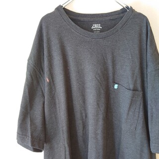 IZOD ポケットTシャツ　無地Tシャツ ダークグレー(Tシャツ/カットソー(半袖/袖なし))