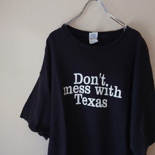 デルタ(DELTA)のDELTA Tシャツ Dont mess with Texas ブラック(Tシャツ/カットソー(半袖/袖なし))
