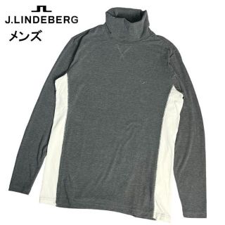 ジェイリンドバーグ(J.LINDEBERG)のJ.LINDEBERG ジェイリンドバーグ タートルネック長袖Tシャツ M(ウエア)