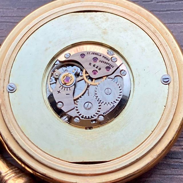 動作品】モーリス MOERIS アンティーク 懐中時計 手巻き ハンター