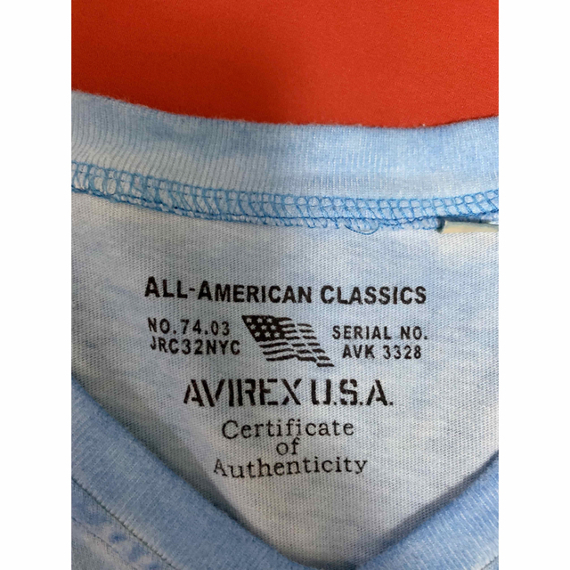 AVIREX(アヴィレックス)の cha cha様専用AVIREX□Vネックハードウォッシュ加工Tシャツ□M メンズのトップス(Tシャツ/カットソー(半袖/袖なし))の商品写真