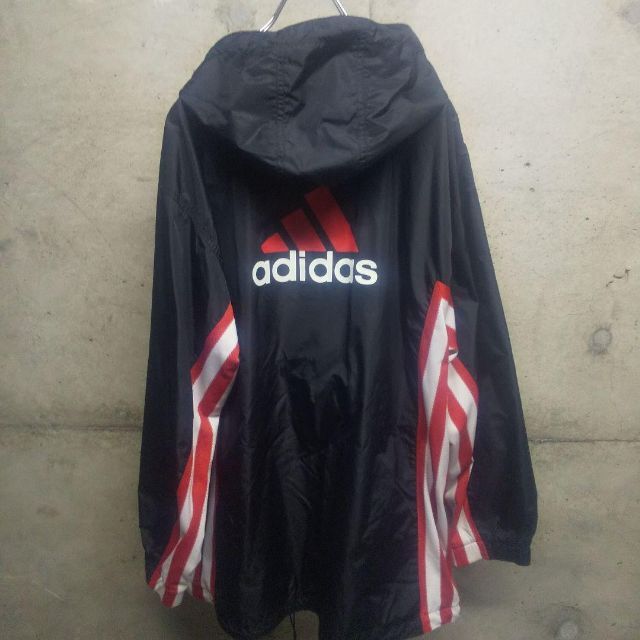 adidas / アディダス ベンチコート ナイロンジャケット レア 90s M | フリマアプリ ラクマ