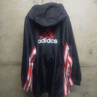 アディダス(adidas)のadidas / アディダス ベンチコート ナイロンジャケット レア 90s M(ナイロンジャケット)