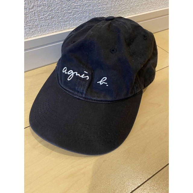agnes b.(アニエスベー)のアニエスベー  キャップ　黒　ブラック　レディース メンズの帽子(キャップ)の商品写真