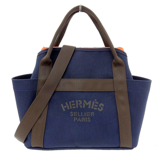 エルメス(Hermes)のエルメス HERMES サックドパンサージュ トートバッグ 2WAY キャンバス(ハンドバッグ)