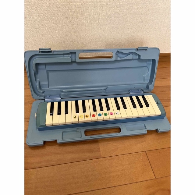 YAMAHA ピアニカ ブルー P-32D♪ハーモニカ♪中古品