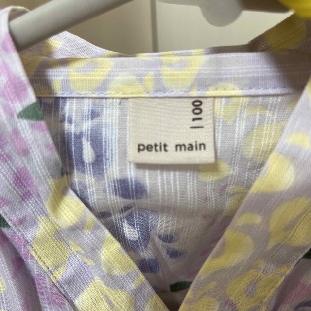 petit main(プティマイン)のプティマイン 浴衣 100 キッズ/ベビー/マタニティのキッズ服女の子用(90cm~)(甚平/浴衣)の商品写真