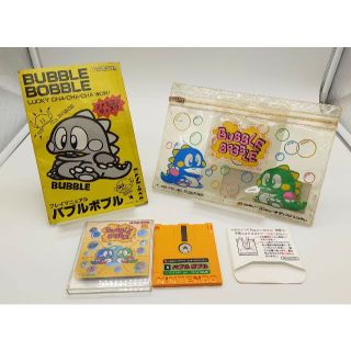 タイトー(TAITO)のバブルボブル　ファミコン　ディスクシステム　説明書・ポーチ付き　(家庭用ゲームソフト)