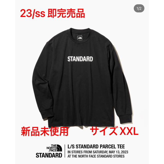Tシャツ/カットソー(七分/長袖)ノースフェイススタンダード　ロンT XXL 黒