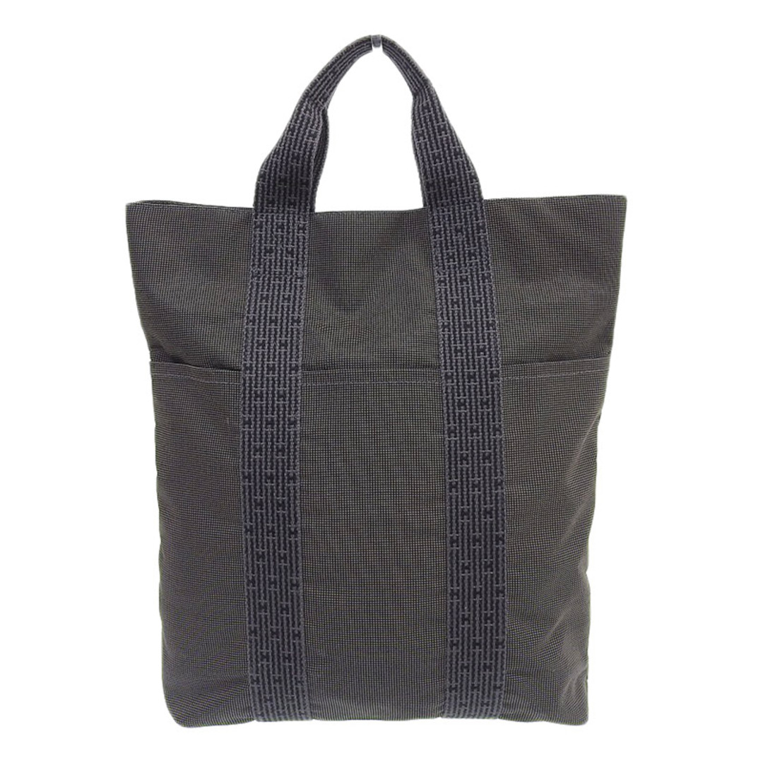 HERMES - エルメス HERMES エールライン・カバス トートバッグ キャンバス グレー