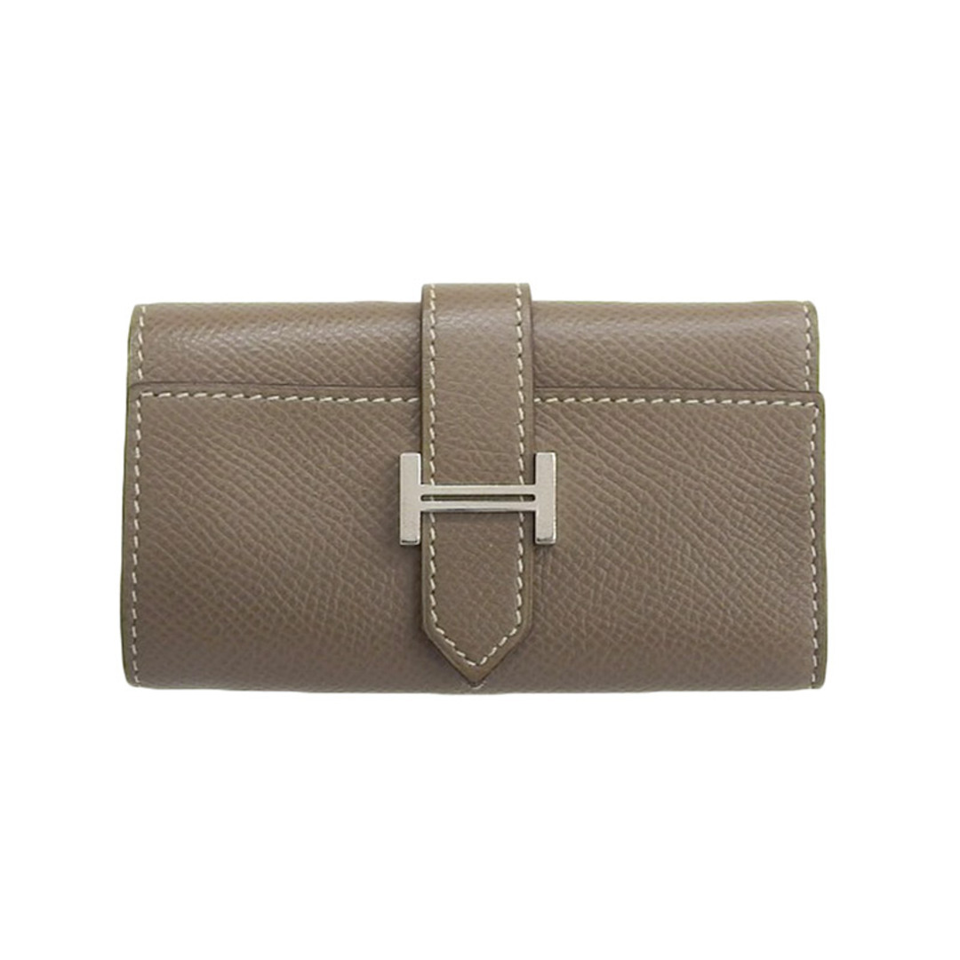 キーケース エルメス HERMES ベアン キーケース 4本 エトゥープ D刻印