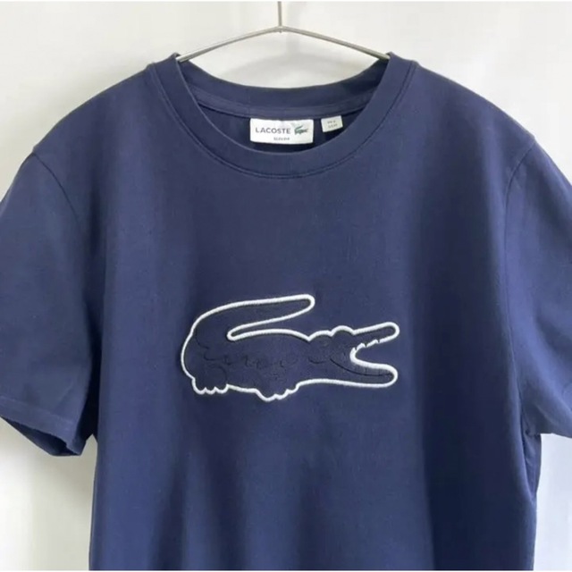 【超美品】LACOSTE ラコステめっちゃカワイイ定番デカワニエンブレムTシャツ