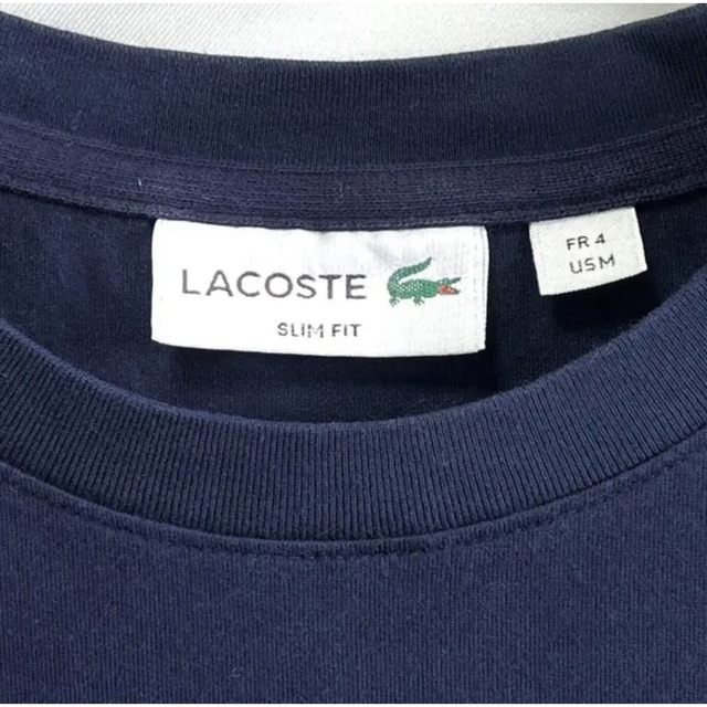 【超美品】LACOSTE ラコステめっちゃカワイイ定番デカワニエンブレムTシャツ 4