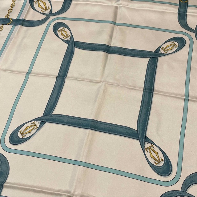 Cartier - Cartier カルティエ マストドゥカルティエ シルクスカーフ ベルト ロゴ