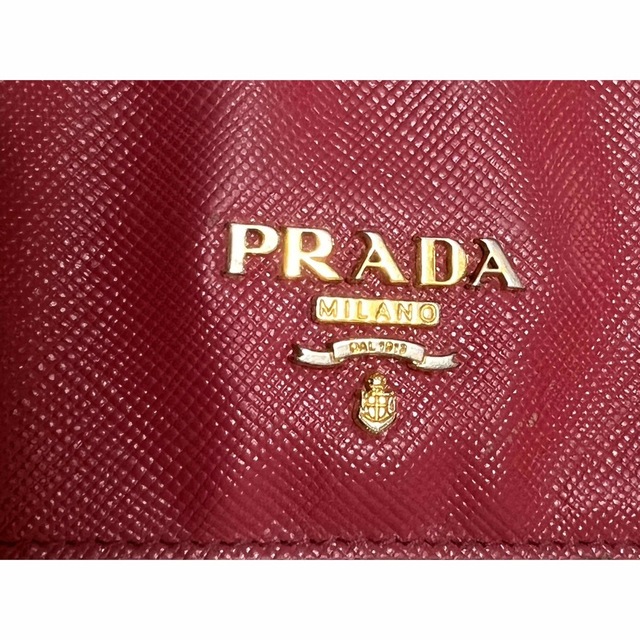 PRADA(プラダ)のPRADA／プラダ カードケース パスケース レザー レッド レディースのファッション小物(名刺入れ/定期入れ)の商品写真
