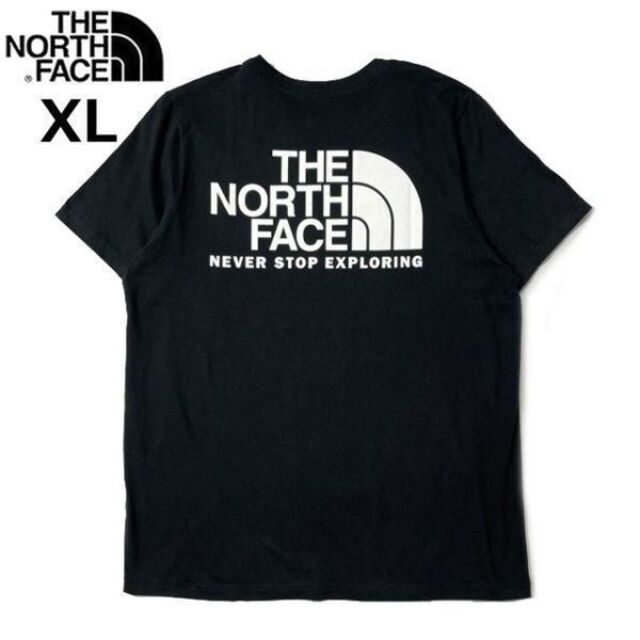 THE NORTH FACE(ザノースフェイス)のノースフェイス W THROWBACK Tシャツ US(XL)黒 180902 レディースのトップス(Tシャツ(半袖/袖なし))の商品写真