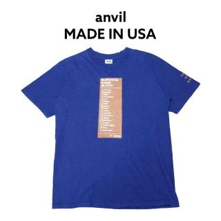 アンビル(Anvil)のUSA製　anvil　サバイバルゲームビッグプリント　Tシャツ　古着　アンビル(Tシャツ/カットソー(半袖/袖なし))