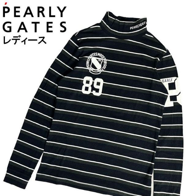 PEARLY GATES ボーダーハイネック レディース 0