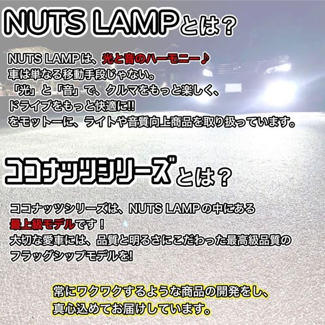【NUTS LAMP】悪魔のイエロー H11 H8 史上最高LED フォグランプ 8
