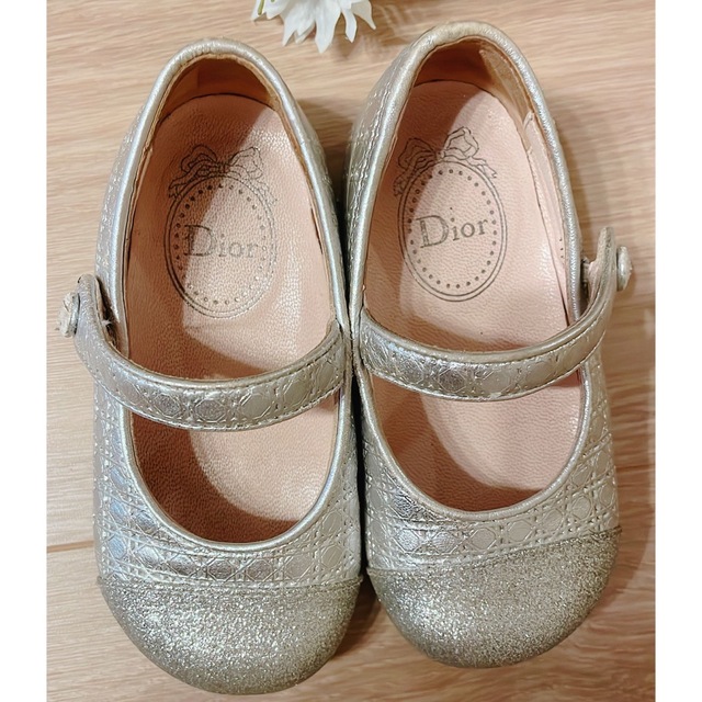 baby Dior - baby Dior ♡ ベビーディオールバレエフラットシューズの