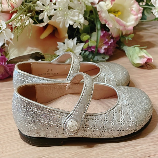 baby Dior - baby Dior ♡ ベビーディオールバレエフラットシューズの
