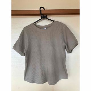 ユニクロ(UNIQLO)のユニクロ　ワッフルTシャツ(Tシャツ(半袖/袖なし))