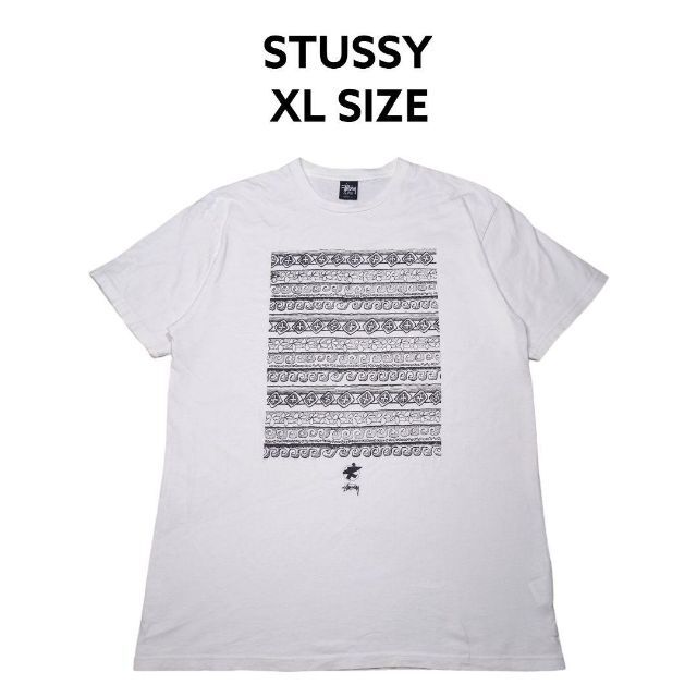 STUSSY　ビッグプリント　Tシャツ　　ステューシー　XLサイズ