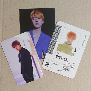 モンスタエックス(monsta x)のmonsta x minhyuk モネク ミニョク トレカ ID 3枚 セット(アイドルグッズ)