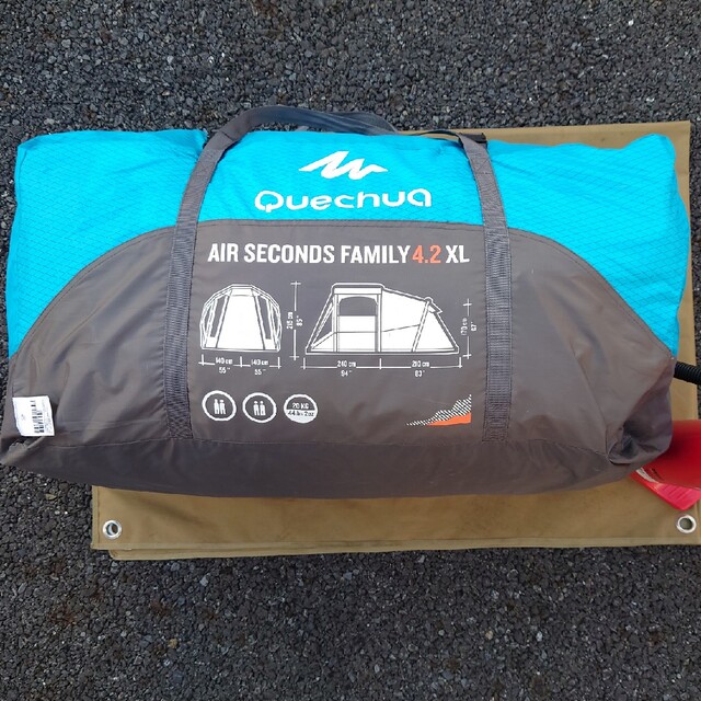 ケシュア エアーテント　Air seconds family 4.2 XL