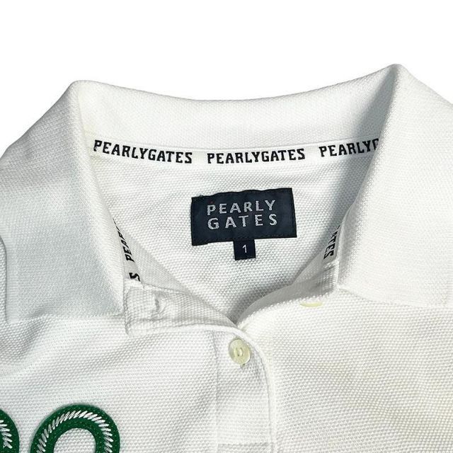 PEARLY GATES パーリーゲイツ  半袖ポロシャツ  ホワイト 1 5