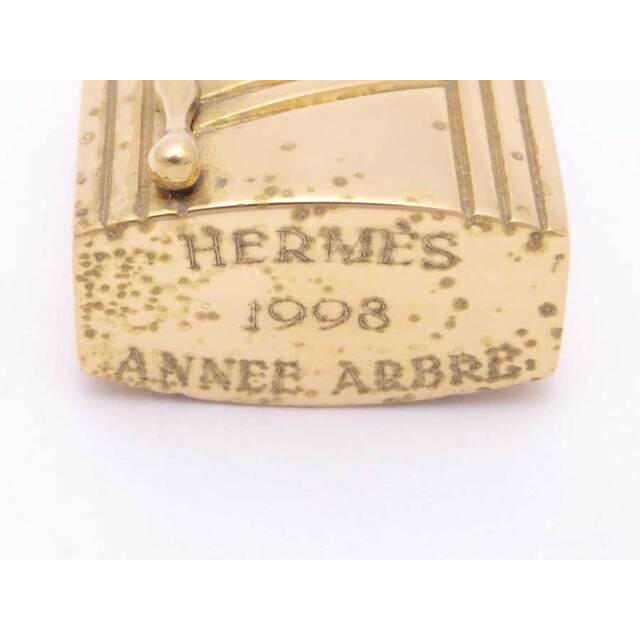 エルメス HERMES カデナ チャーム 1998 ANNEE ARBRE メタル ゴールド ユニセックス 送料無料 e54081