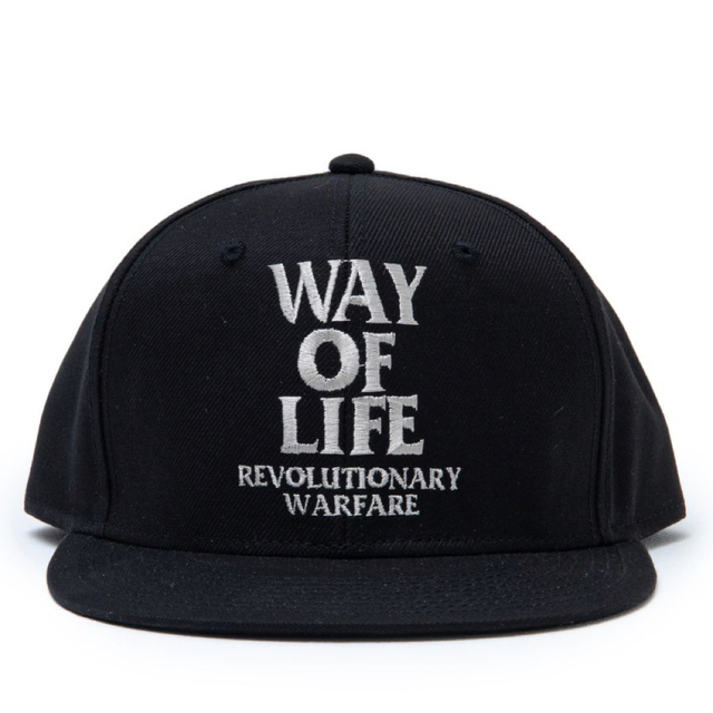 受注生産対応 ラッツ RATS EMBROIDERY CAP (BLACK) キムタク メンズ