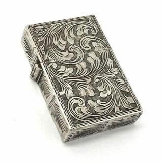 ジッポー(ZIPPO)の1950年代ビンテージ スターリングシルバー 全面彫刻工芸品(タバコグッズ)