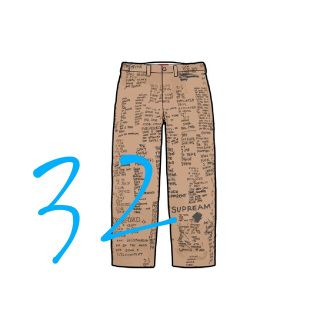 Supreme Gonz Poems Chino Pant Khaki(チノパン)