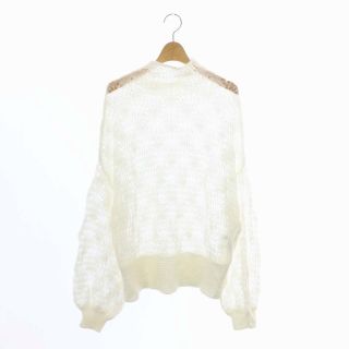 アメリヴィンテージ(Ameri VINTAGE)のアメリヴィンテージ MOHAIR LACY KNIT ニット セーター 長袖 F(ニット/セーター)