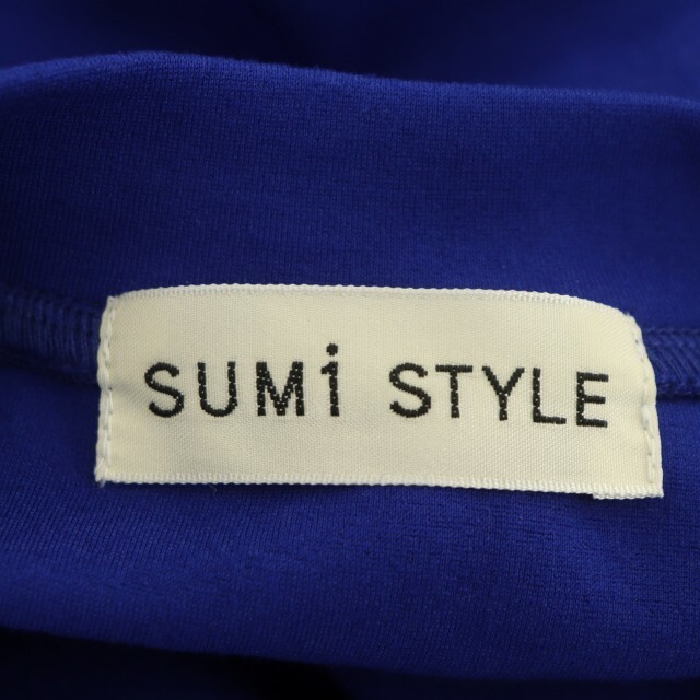スミスタイル SUM1 STYLE スウェットワンピース ロング 長袖 F 青