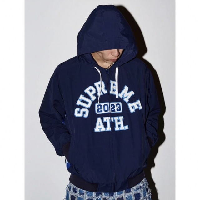 XL Supreme Applique Hooded シュプリーム フーディー-