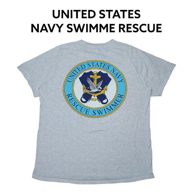 U.S NAVY ビッグプリント　Tシャツ　　ミリタリー　GILDAN