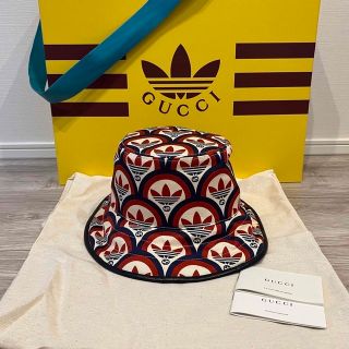 グッチ(Gucci)のadidas Gucci コラボ　バケット　ハット(ハット)